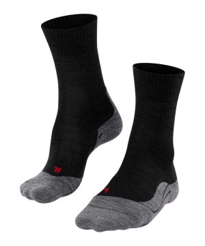 Calzini Uomo Falke TK5 Wander Trekking Socks Nere | OTSB69153