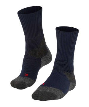 Calzini Uomo Falke TK-X Expedition Trekking Socks Blu | ZUKV91375