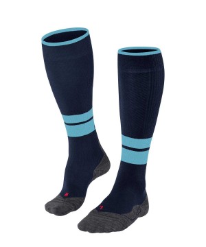 Calzini Uomo Falke TK Compression Energy Trekking Knee-high Socks Blu | HBMX42670