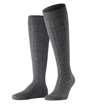 Calzini Uomo Falke Teppich im Schuh Knee-high Socks Grigie | IUNY10456