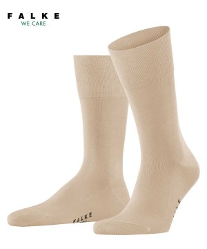 Calzini Uomo Falke Tiago Socks Beige | UOXR98264