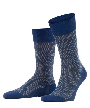 Calzini Uomo Falke Uptown Tie Socks Blu | ZXEN21348