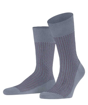 Calzini Uomo Falke Uptown Tie Socks Grigie | NAPS28619