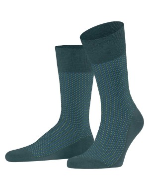 Calzini Uomo Falke Uptown Tie Socks Verdi | ATDN18305