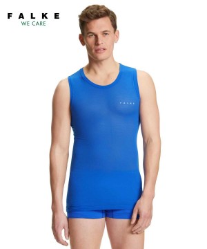 Functional Underwear Uomo Falke Top Ultralight Cool Blu | AQME97258