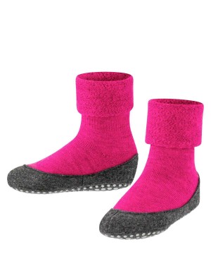 House Socks & Slippers Bambino Falke Cosyshoe Teens Slippers Rosa | SHDT92678