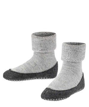 House Socks & Slippers Bambino Falke Cosyshoe Teens Slippers Grigie | DYXJ52139