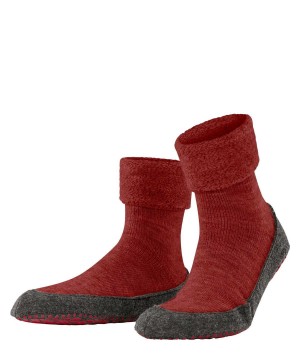 House Socks & Slippers Uomo Falke Cosyshoe Slippers Rosse | FYVA56873