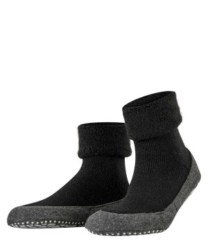 House Socks & Slippers Uomo Falke Cosyshoe Slippers Nere | OTZU13452