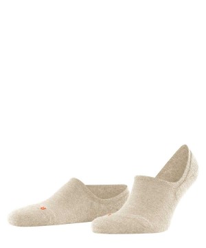 No Show Socks Donna Falke Keep Warm Invisibles Beige | WTFU46237