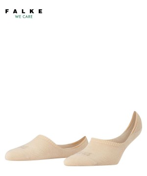 No Show Socks Donna Falke Step High Cut Invisibles Beige | JDAE63789