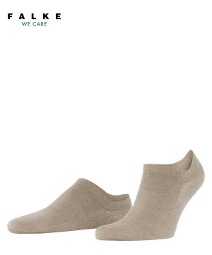 No Show Socks Uomo Falke ClimaWool Invisibles Beige | ZORU32984