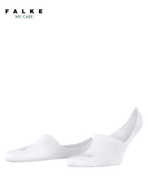 No Show Socks Uomo Falke Step High Cut Invisibles Bianche | CSYG49526