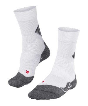 Sports Socks Donna Falke 4GRIP Stabilizing Socks Bianche | JBWP52017