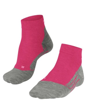 Sports Socks Donna Falke GO2 Short Golf Short sock Rosse | ARBP04139