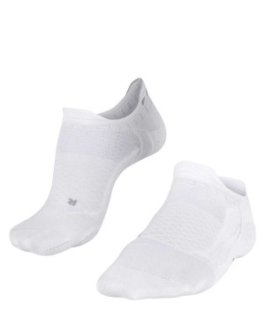 Sports Socks Donna Falke GO5 Invisible Golf Invisibles Bianche | EACB26873