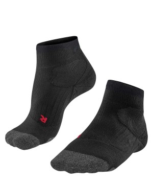 Sports Socks Donna Falke PL2 Short Short sock Nere | ZACM85639