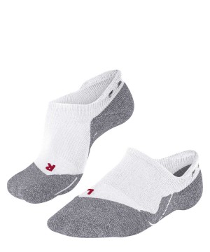 Sports Socks Donna Falke RU3 Comfort Invisible Running Invisibles Bianche | KELM91450