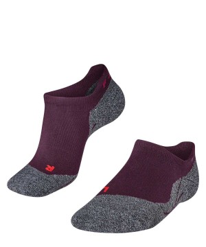 Sports Socks Donna Falke RU3 Comfort Invisible Running Invisibles Rosse | UVIK43780