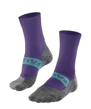 Sports Socks Donna Falke RU4 Endurance Cool Running Socks Viola | MZRT46258