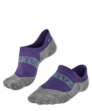 Sports Socks Donna Falke RU4 Endurance Cool Invisible Running Invisibles Viola | PRKE12968