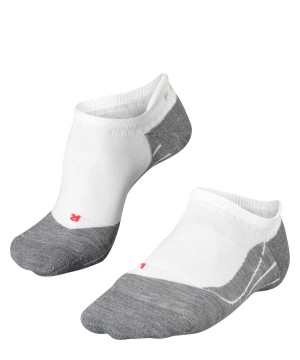 Sports Socks Donna Falke RU4 Endurance Invisible Running Invisibles Bianche | LQNU27093