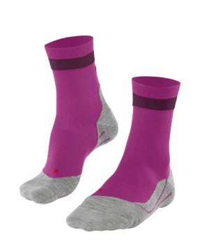 Sports Socks Donna Falke RU4 Endurance Running Socks Rosa | YESH70124