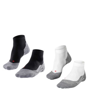 Sports Socks Donna Falke RU4 Endurance Short 2-Pack Short sock Multicolored | OPJC68541