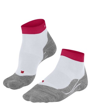 Sports Socks Donna Falke RU4 Endurance Short Running Short sock Bianche | GSDQ50869