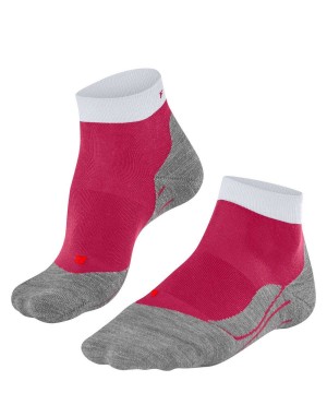 Sports Socks Donna Falke RU4 Endurance Short Running Short sock Rosse | DELW47632