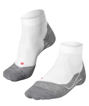 Sports Socks Donna Falke RU4 Endurance Short Running Short sock Bianche | JRUP82463