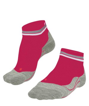 Sports Socks Donna Falke RU4 Endurance Short Reflect Running Short sock Rosse | MIDL49271