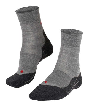 Sports Socks Donna Falke RU4 Endurance Wool Running Socks Grigie | JDNH30867