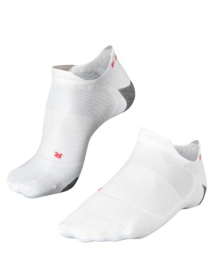 Sports Socks Donna Falke RU5 Race Invisible Running Invisibles Bianche | EKGD63875