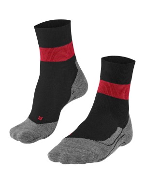 Sports Socks Donna Falke RU Compression Stabilizing Running Socks Nere | HUQS71359