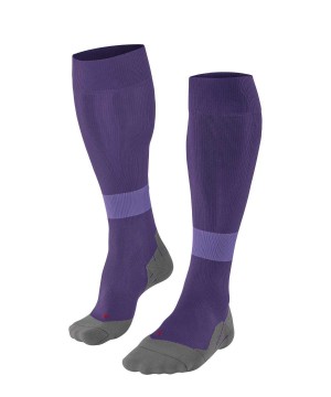 Sports Socks Donna Falke RU Compression Energy Running Knee-high Socks Viola | SJEG47985