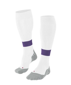 Sports Socks Donna Falke RU Compression Energy Running Knee-high Socks Bianche | TJUZ85947