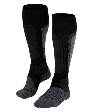 Sports Socks Donna Falke SK1 Comfort Skiing Knee-high Socks Nere | MXAV71402