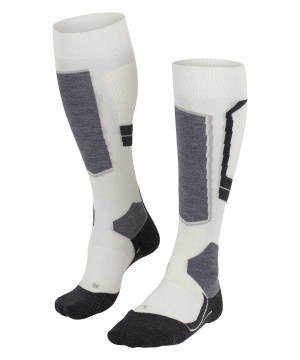 Sports Socks Donna Falke SK4 Advanced Skiing Knee-high Socks Bianche | VNIX13764