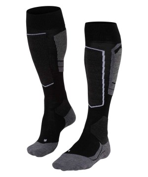 Sports Socks Donna Falke SK4 Advanced Skiing Knee-high Socks Nere | CMLB50319