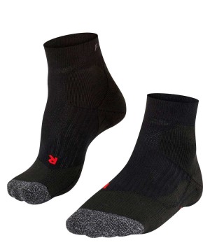 Sports Socks Donna Falke TE2 Short Tennis Short sock Nere | HZSI84230