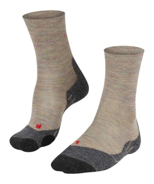 Sports Socks Donna Falke TK2 Explore Melange Trekking Socks Verdi | VUPZ69037