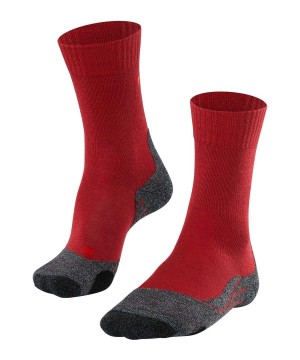 Sports Socks Donna Falke TK2 Explore Trekking Socks Rosse | OXTK23109