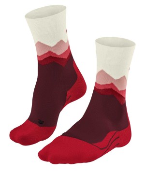 Sports Socks Donna Falke TK2 Explore Trekking Socks Rosse | SDWT41598