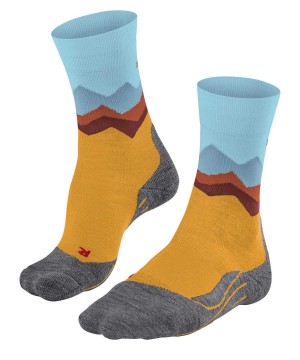 Sports Socks Donna Falke TK2 Explore Trekking Socks Gialle | FRHG65840