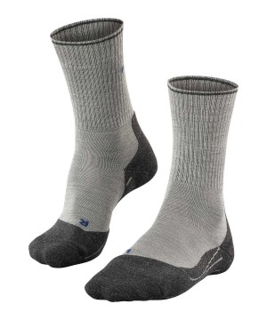 Sports Socks Donna Falke TK2 Explore Wool Silk Trekking Socks Grigie | CDXO45268