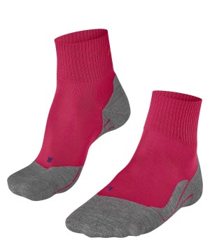 Sports Socks Donna Falke TK5 Wander Cool Short Trekking Short sock Rosse | MKWX63804