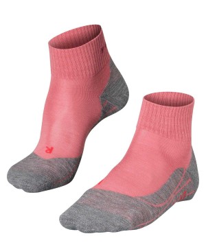 Sports Socks Donna Falke TK5 Wander Short Trekking Short sock Rosse | VWTI20419