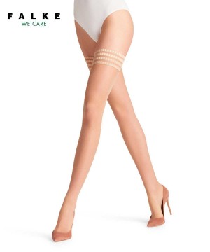 Thigh Highs Donna Falke Pure Matt 20 DEN Stay-ups Beige | ADTO58736