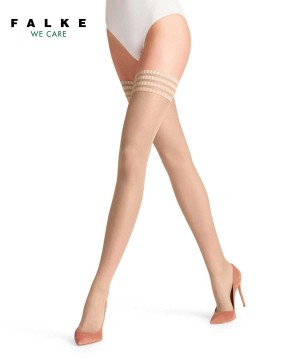 Thigh Highs Donna Falke Pure Matt 20 DEN Stay-ups Beige | WRVX06974